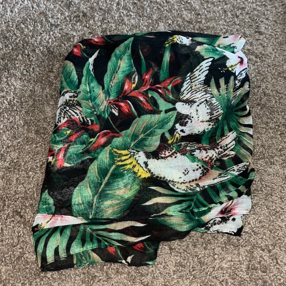 Floral scarf